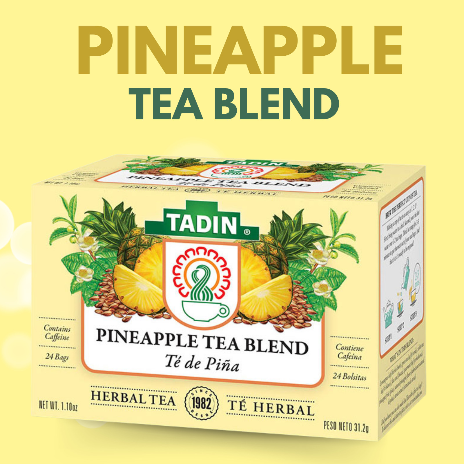 TADIN PINEAPPLE 24 BAGS 1.10oz