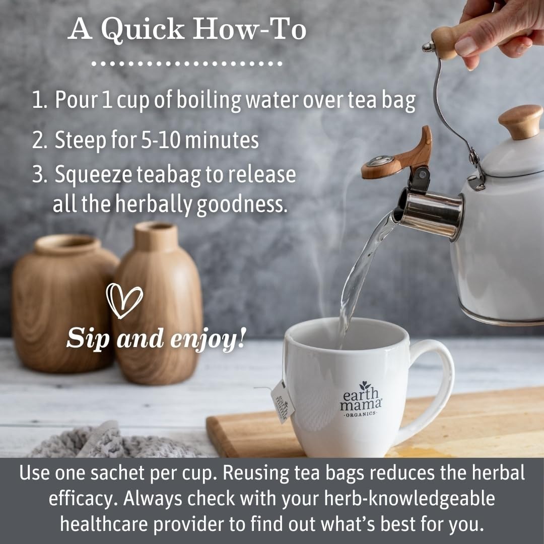 Caffeine-Free Ginger Nausea Tea | Herbal Blend for Digestion