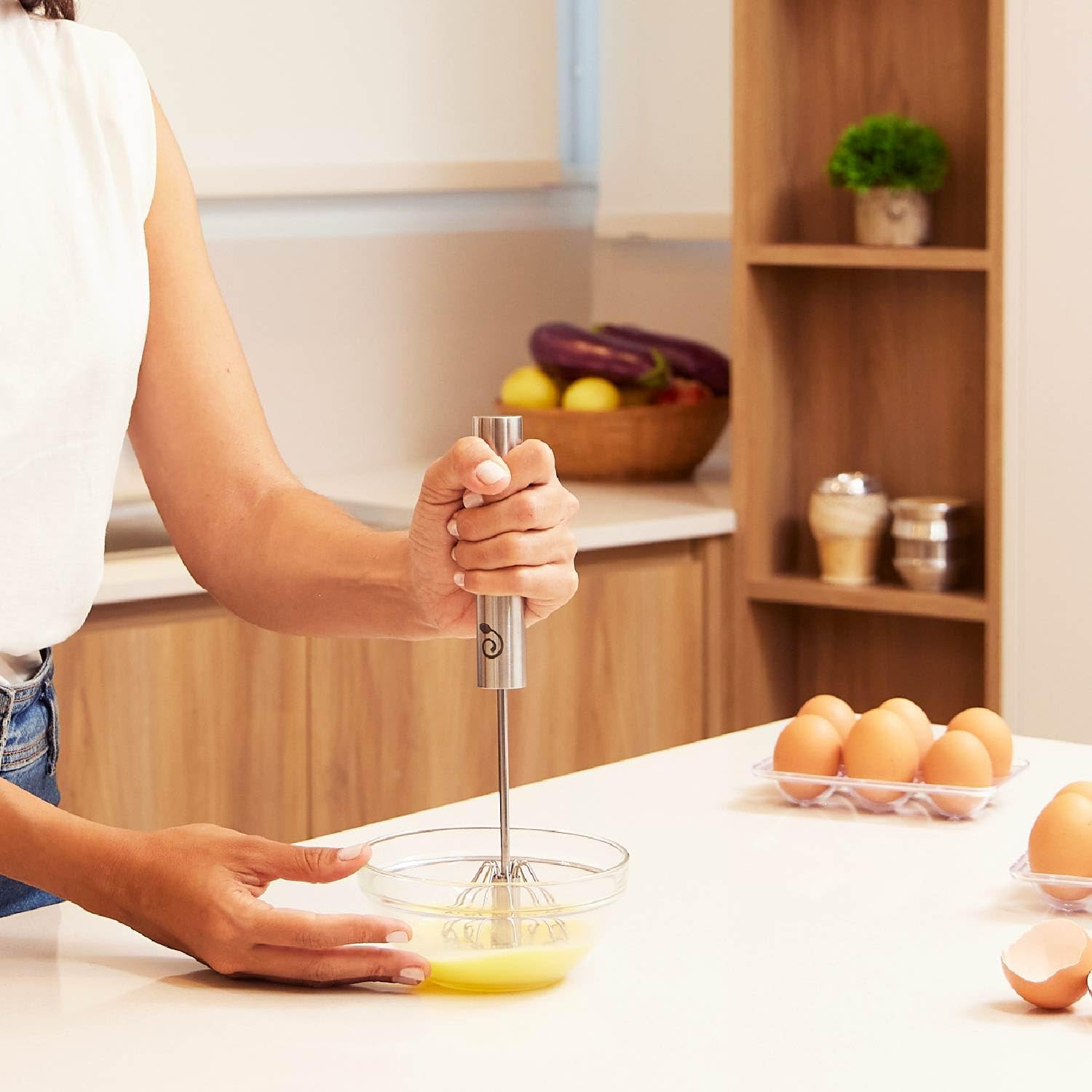 Cooks Innovations Stainless Steel Semi-Automatic Egg 1 Pack,