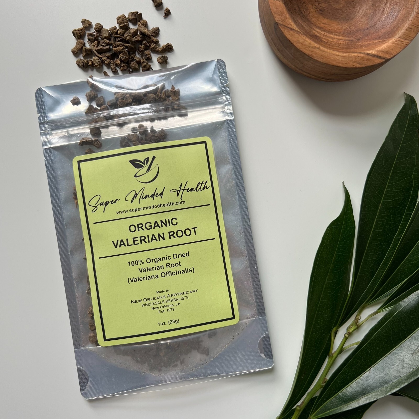 Valerian Root | C/S Organic Dried Cut and Sifted | Valeriana Officinalis