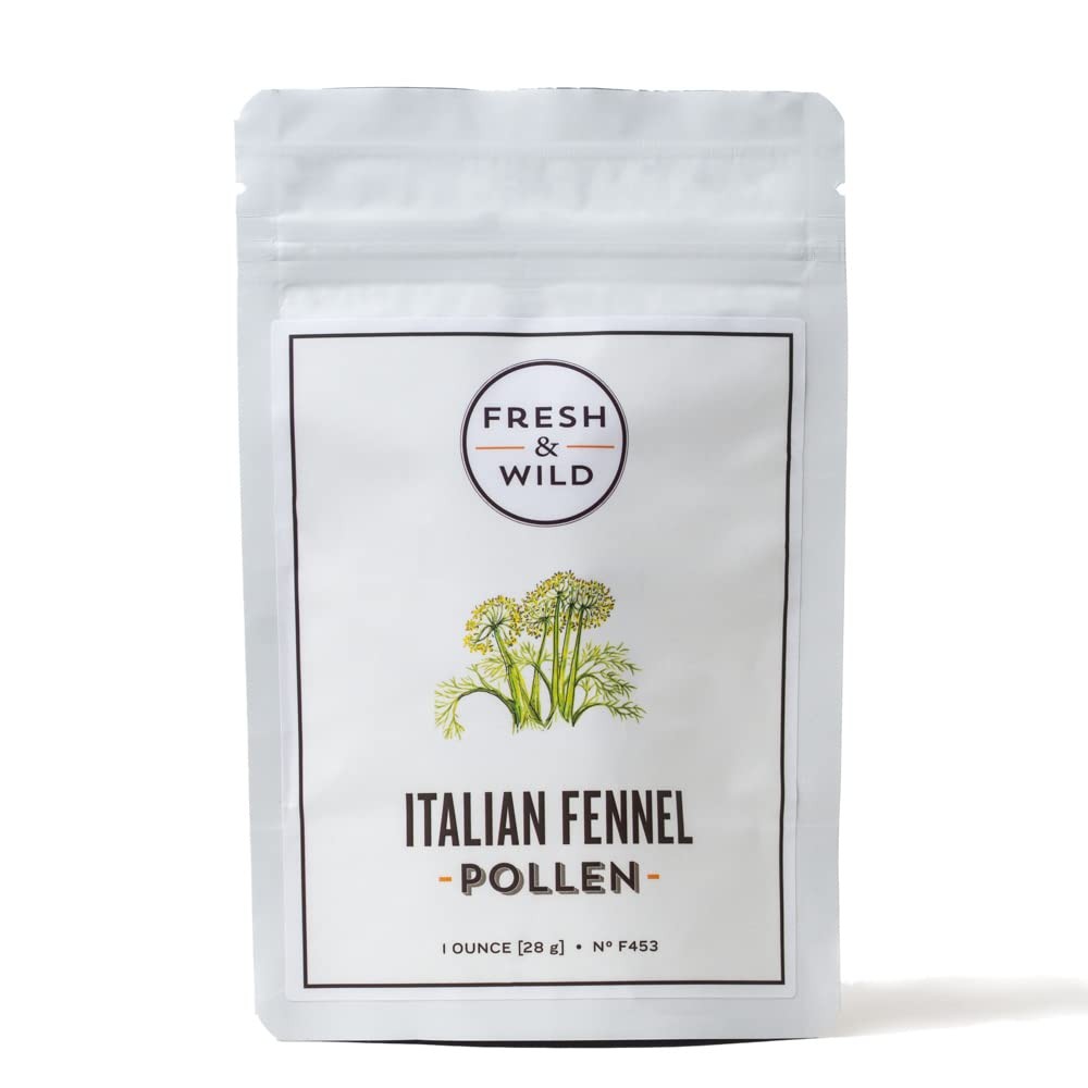 Fresh & Wild | Italian Fennel Pollen | Vegan, 1 Ounce (Pack of 1)