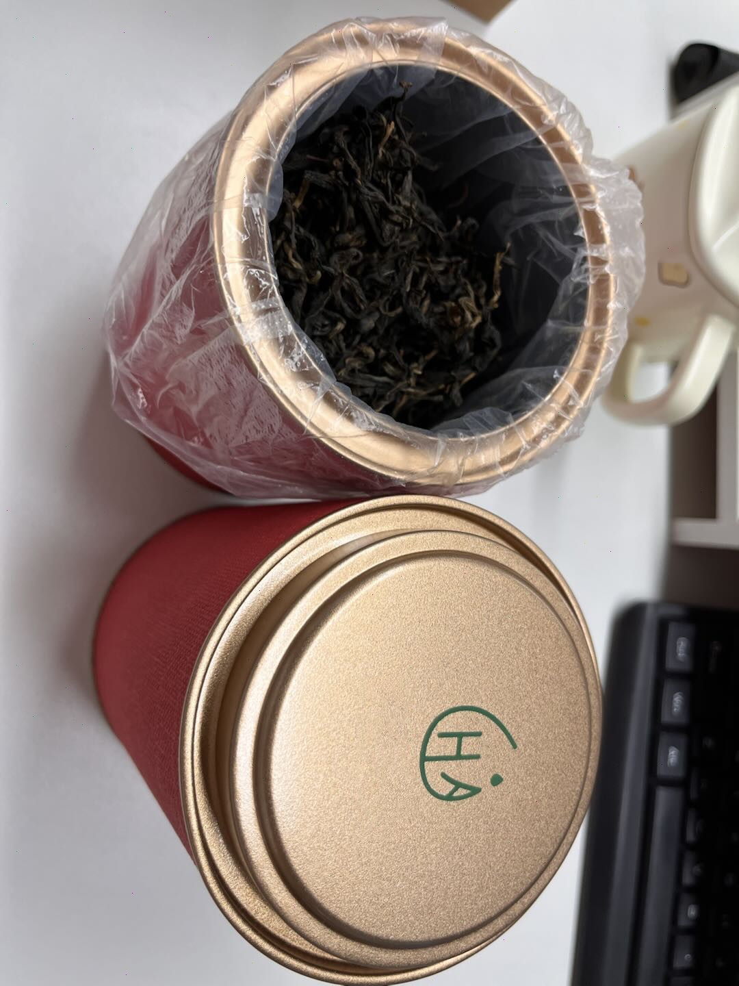 HA Tea Aromatic & Flavorful Loose Leaf With Black Green Oolong White Tea 5 oz