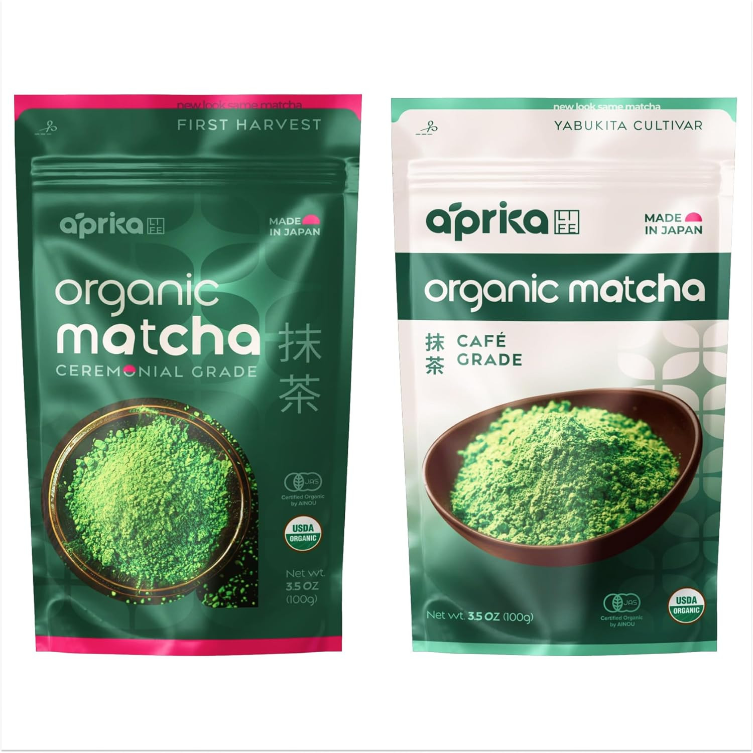 Premium Japanese Matcha Bundle: 100g Ceremonial & 100g Culinary Grade