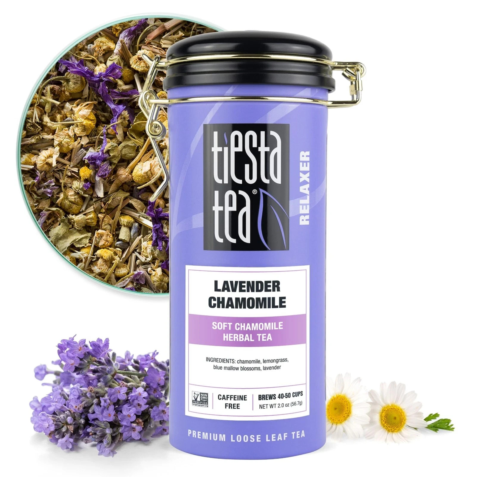 Tiesta Tea Lavender Chamomile Herbal Loose Leaf Tea – Soft Chamomile Herbal Tea
