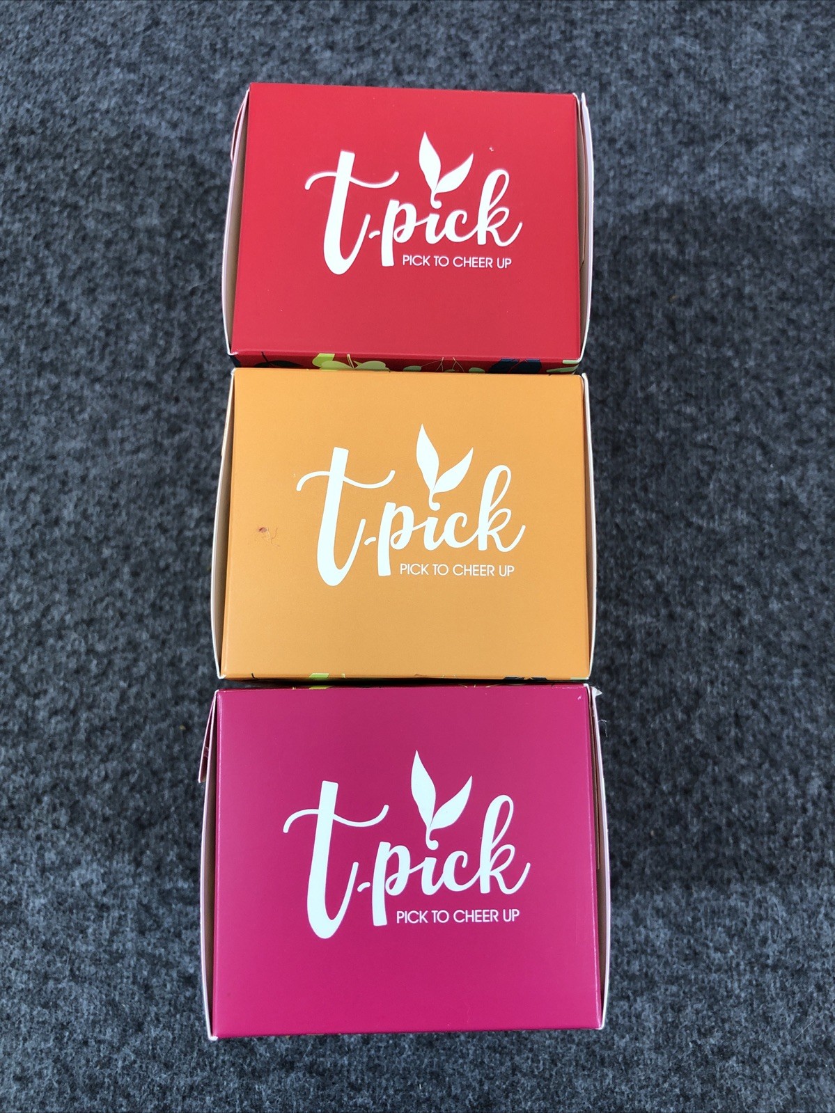 3 PACK – T-PICK Ceylon Green Tea Raspberry, Black Tea Mango, Berry Boost NEW!!!