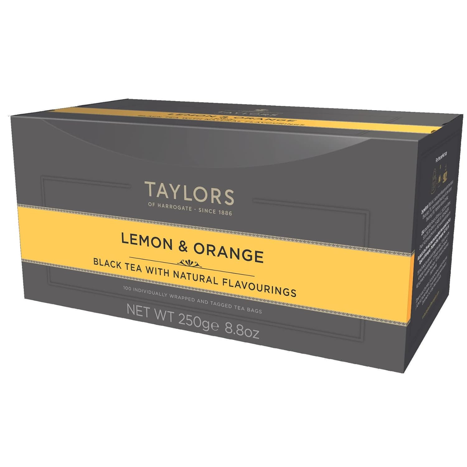 Lemon & Orange Black Tea, 100 Count