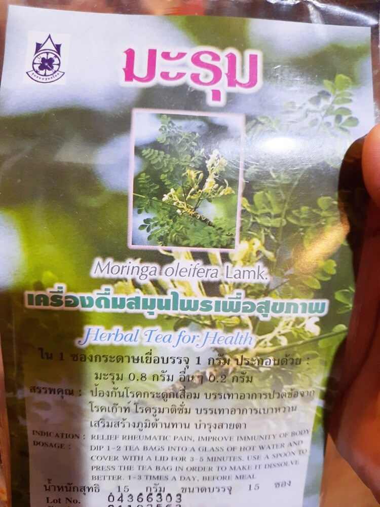 10 Pcs 150 Tea Bag Moringa Oleifera Lamk Thai Herbal Tea For Health Eye For Bone