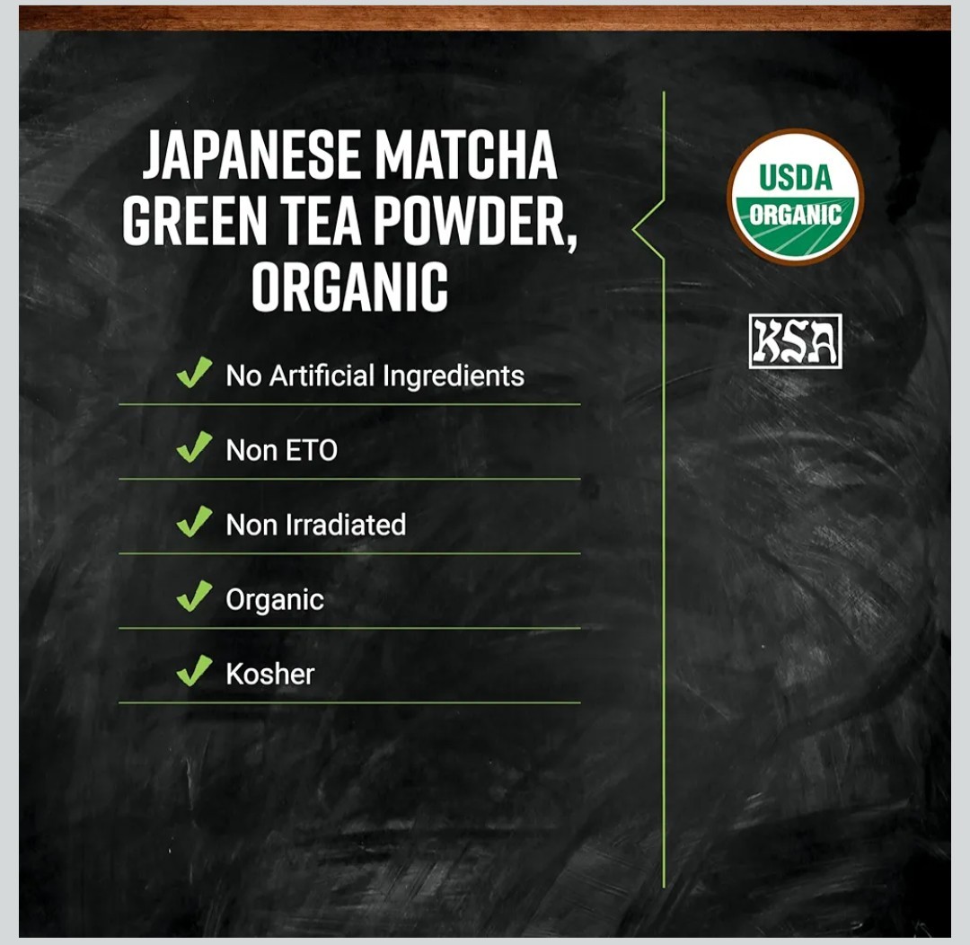 Frontier Co-op Organic Japanese Matcha Green Tea Powder, 1-Pound Bulk. Jan 2029