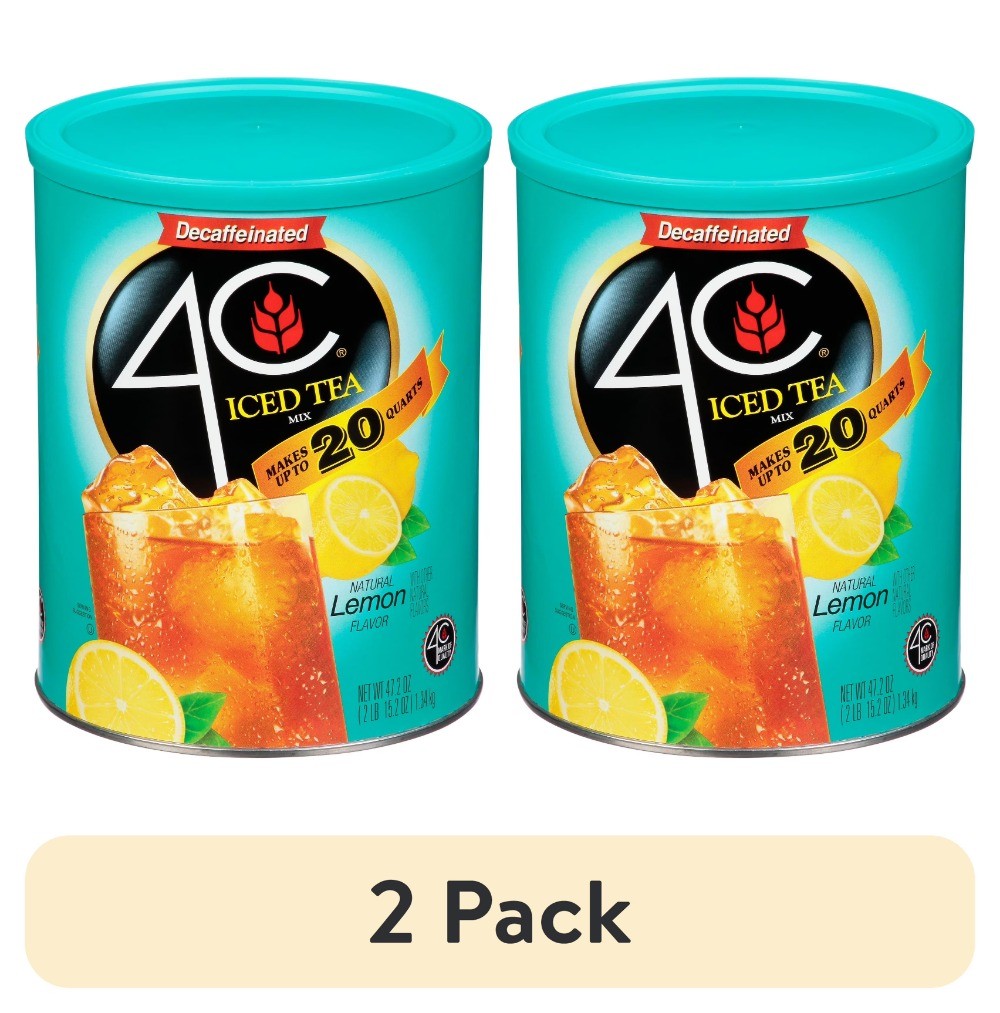 (2 pack) Iced Tea Mix, Lemon, 47.2 oz, 1 Ct
