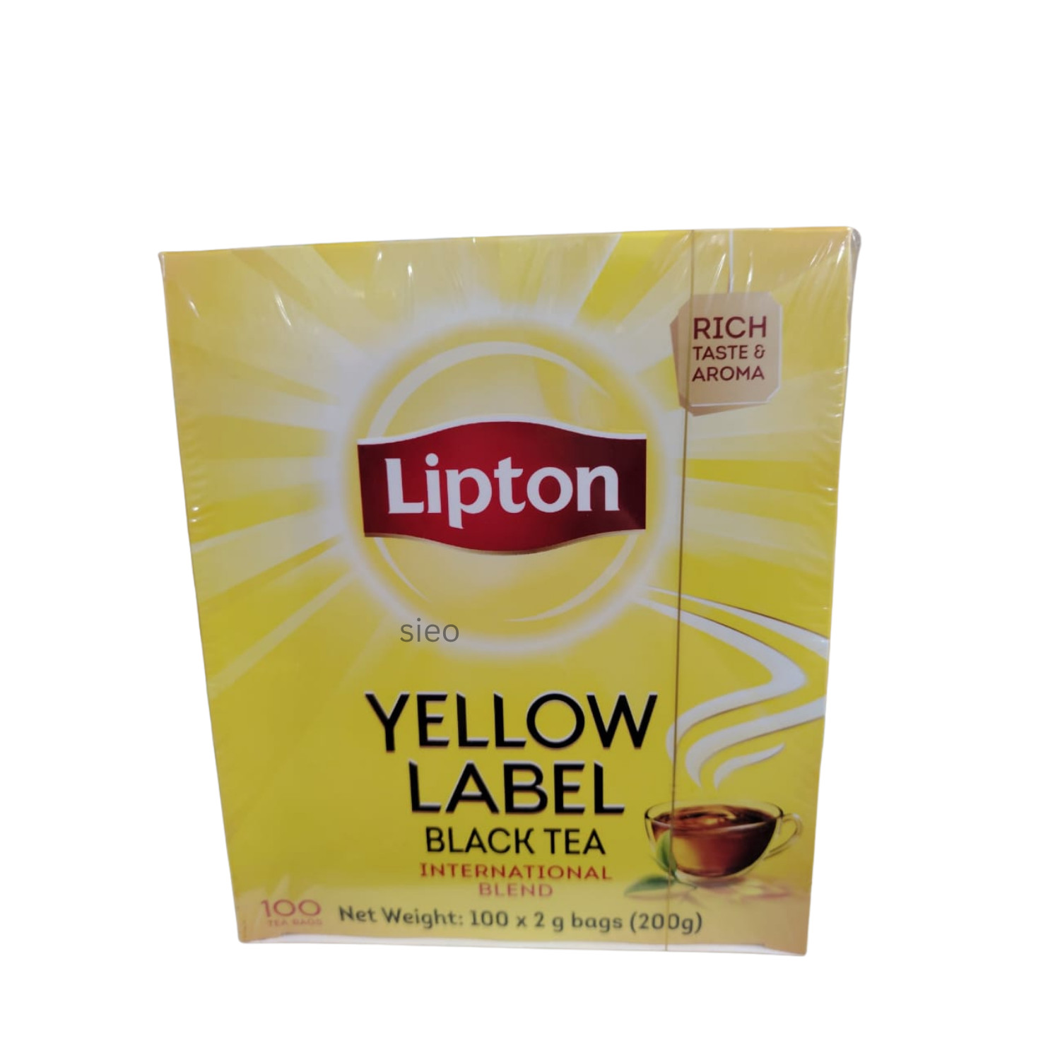 Lipton Yellow Label Black Tea International Blend 100 Tea Bags (2g) 200g