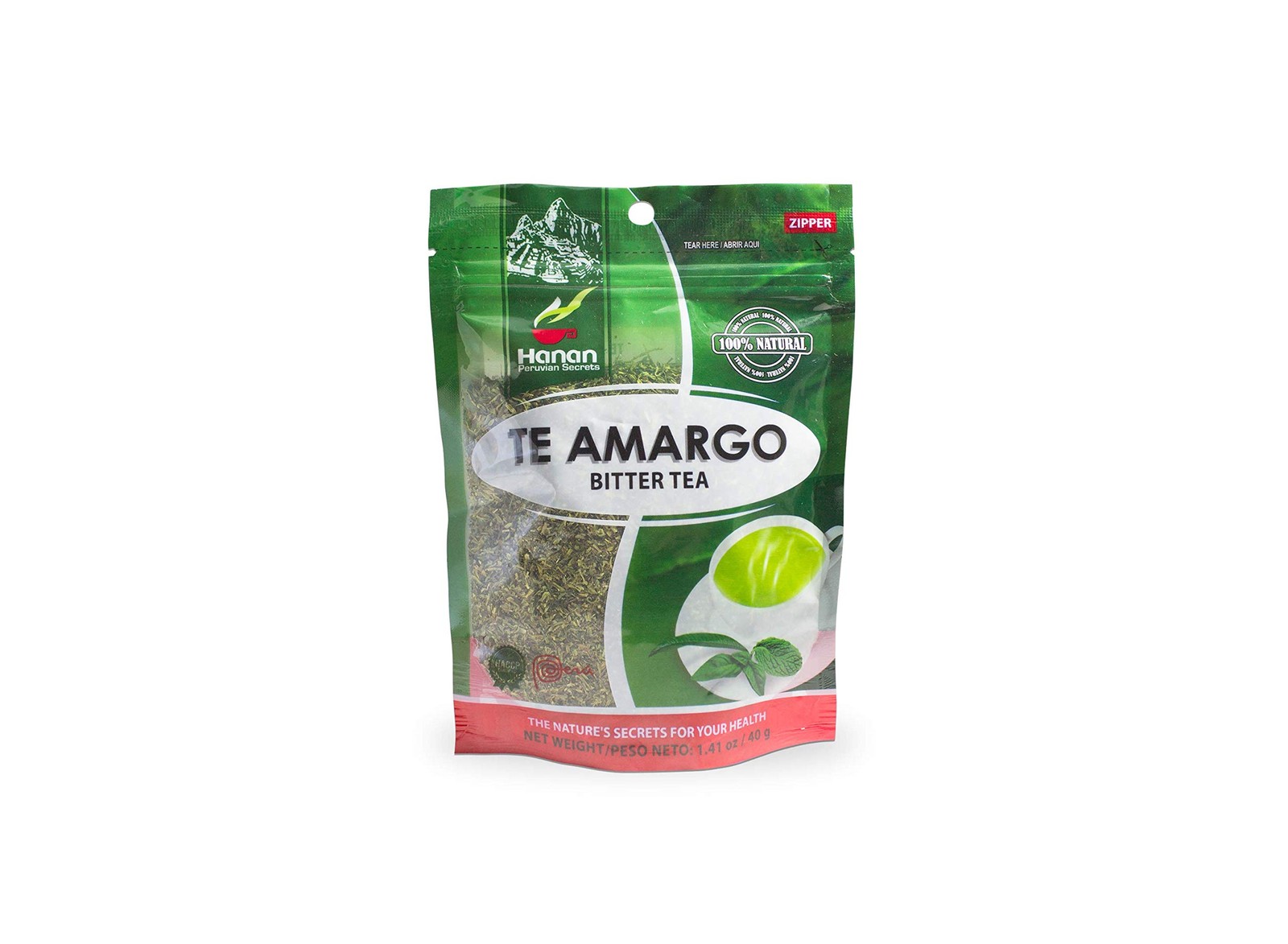 Te Amargo Tea | 100% Natural Bitter Tea | 1.41oz / 40g | Naturally Aids in Su…