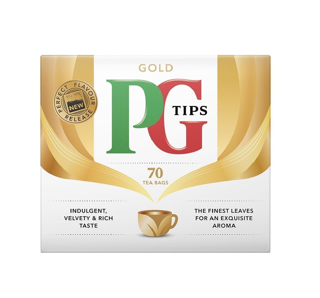 PG Tips Gold Best Tasting Blend (80 Tea Bags) 70 Count (Pack of 1)
