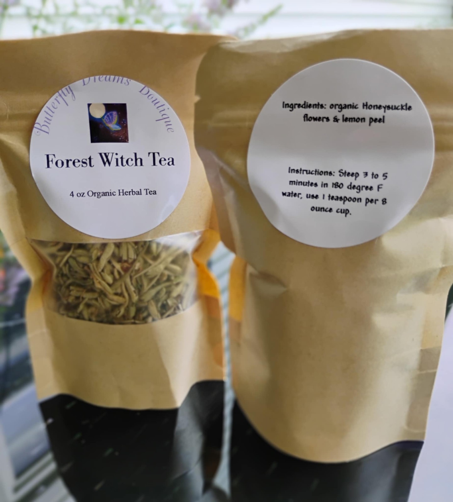 All Natural 4 oz Zodiac Astrology sign Herbal & Dried Fruit Tea Blends