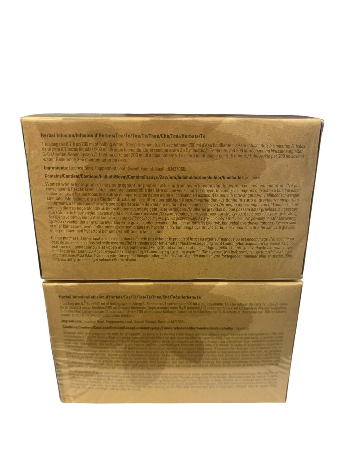 Aveda Comforting Tea 2 Boxes 20 Bags Each Caffeine Free Sealed 2028