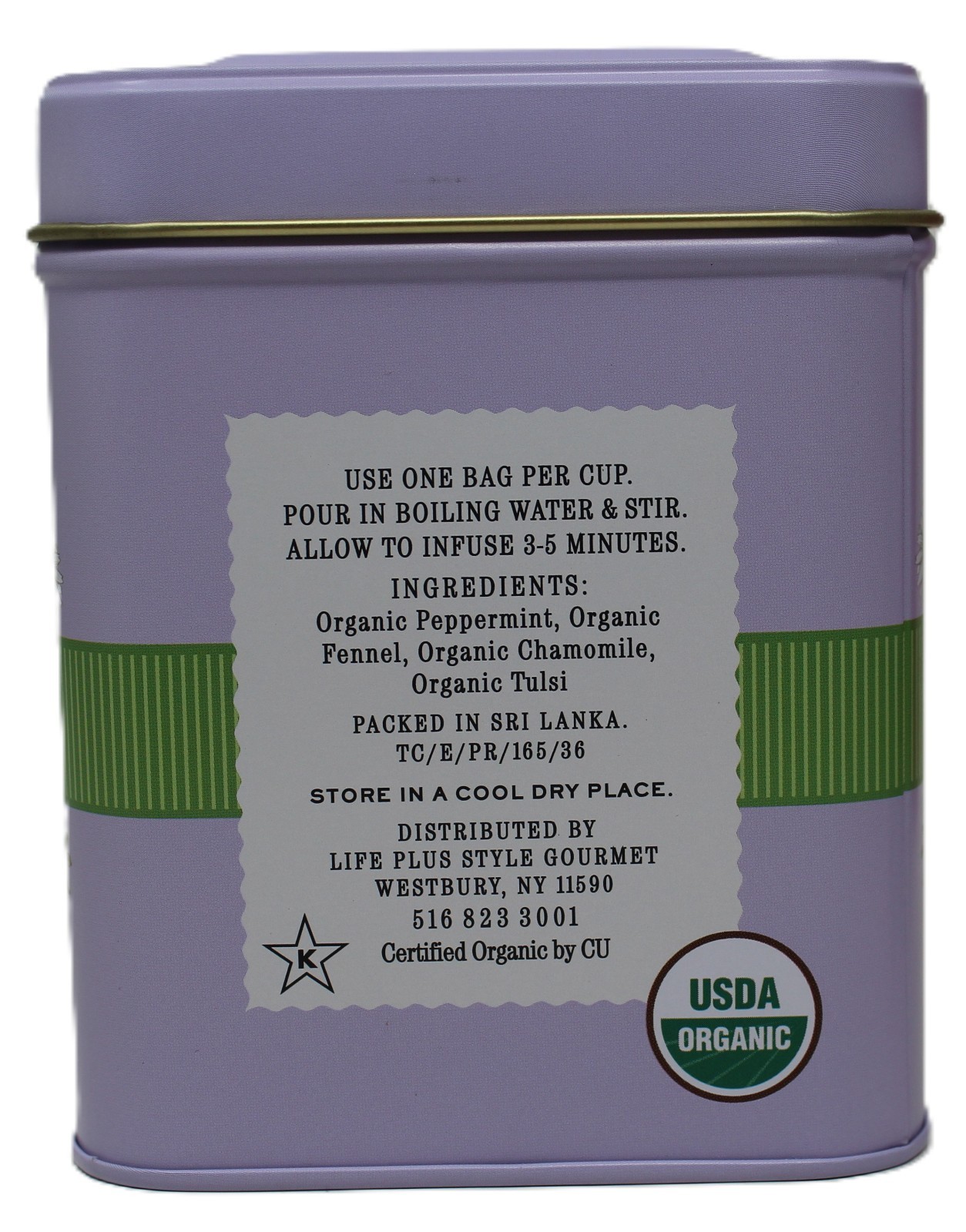 Organic Sleep Tea Secret Garden 50 Tea Bags Reusable Tin Exp 12/27 New
