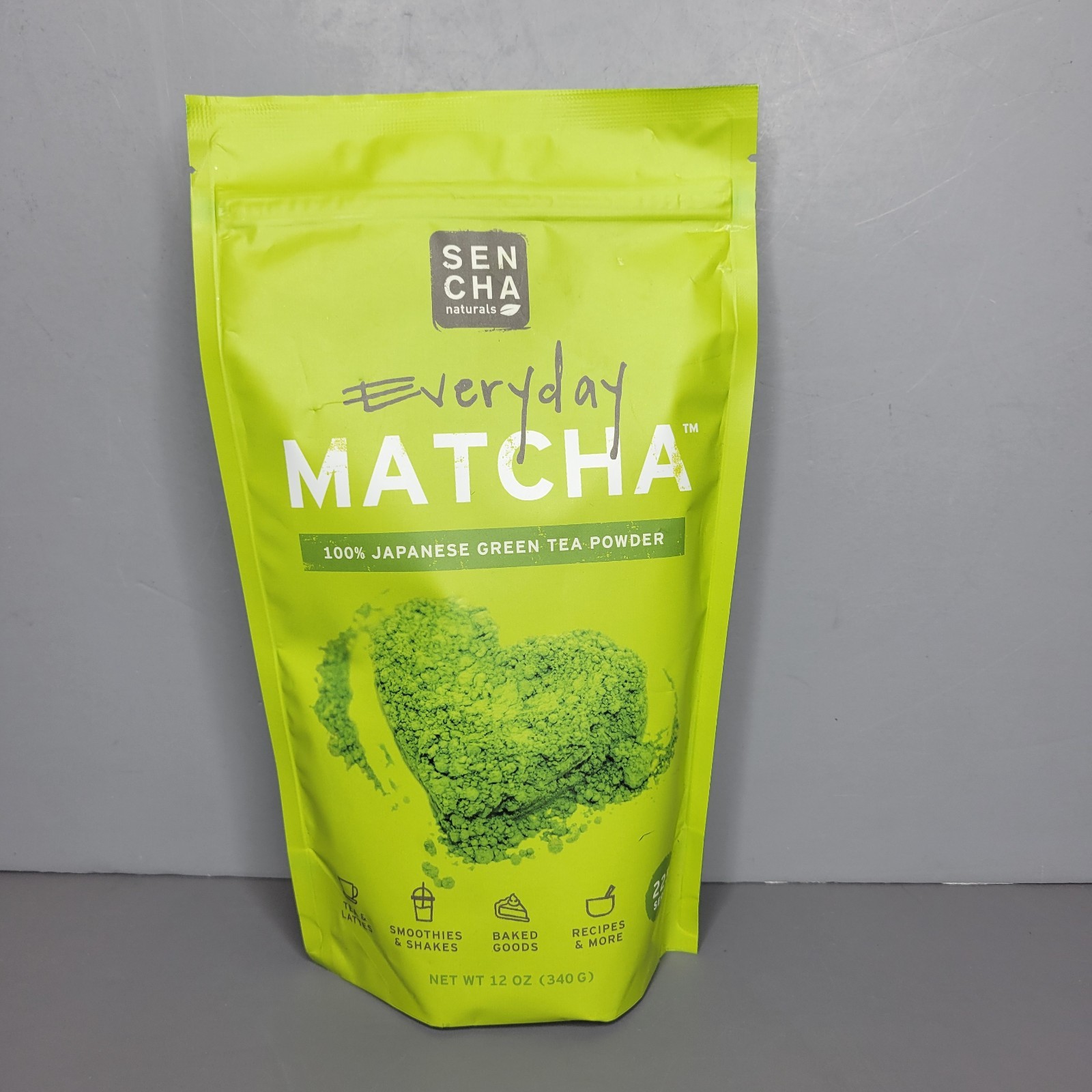 Sen Cha Naturals Everyday Matcha Green Tea Powder, 12 Ounce, EXP 01/2027