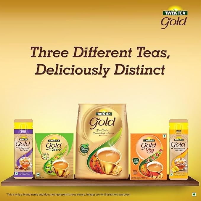 Tata Tea Gold Gently Rolled Aromatic Long Leaves Tea 250 gram