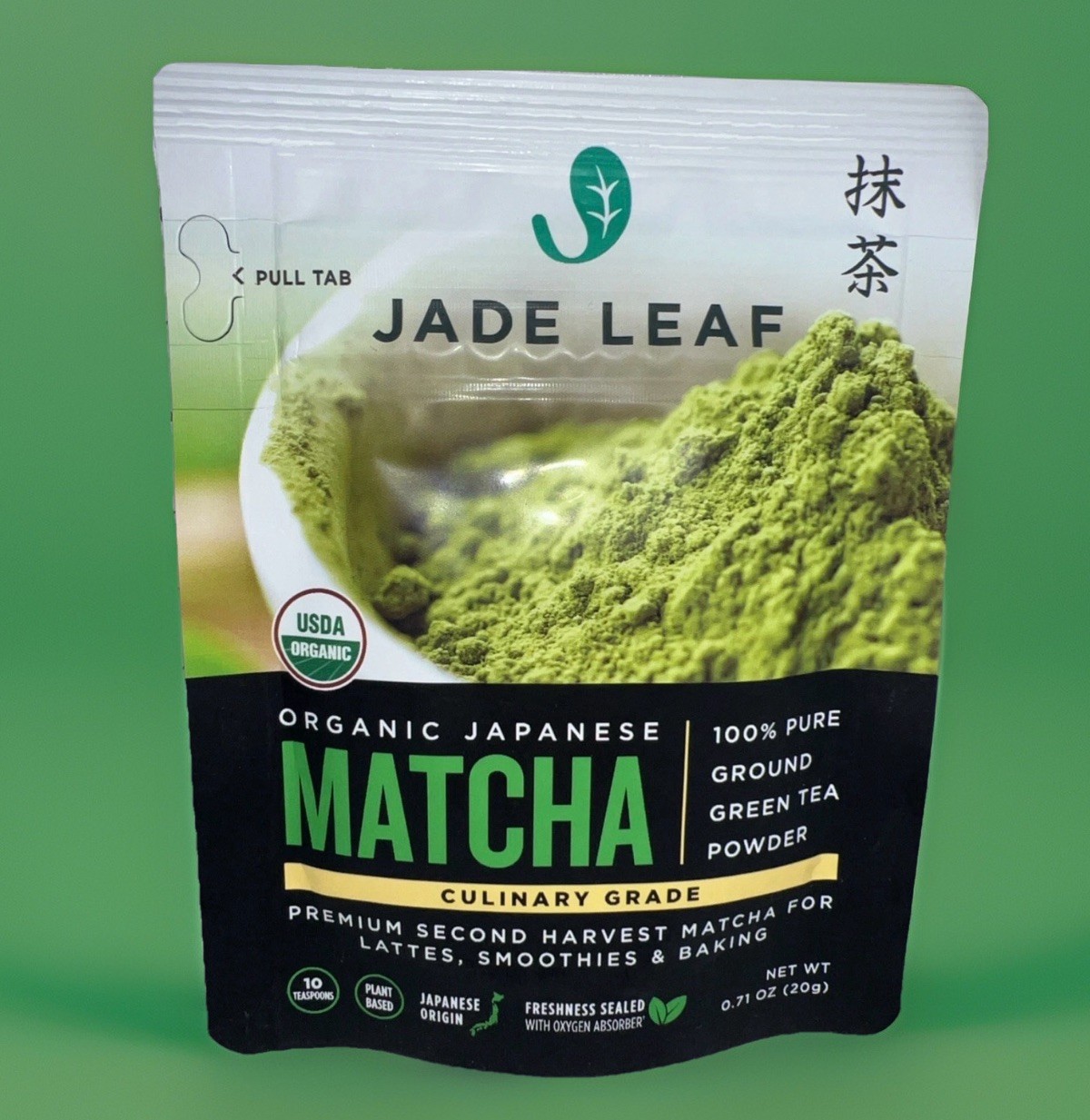 2 Pack Jade Leaf Organic Japanese Culinary Matcha Powdered Green Tea 2 X 20g