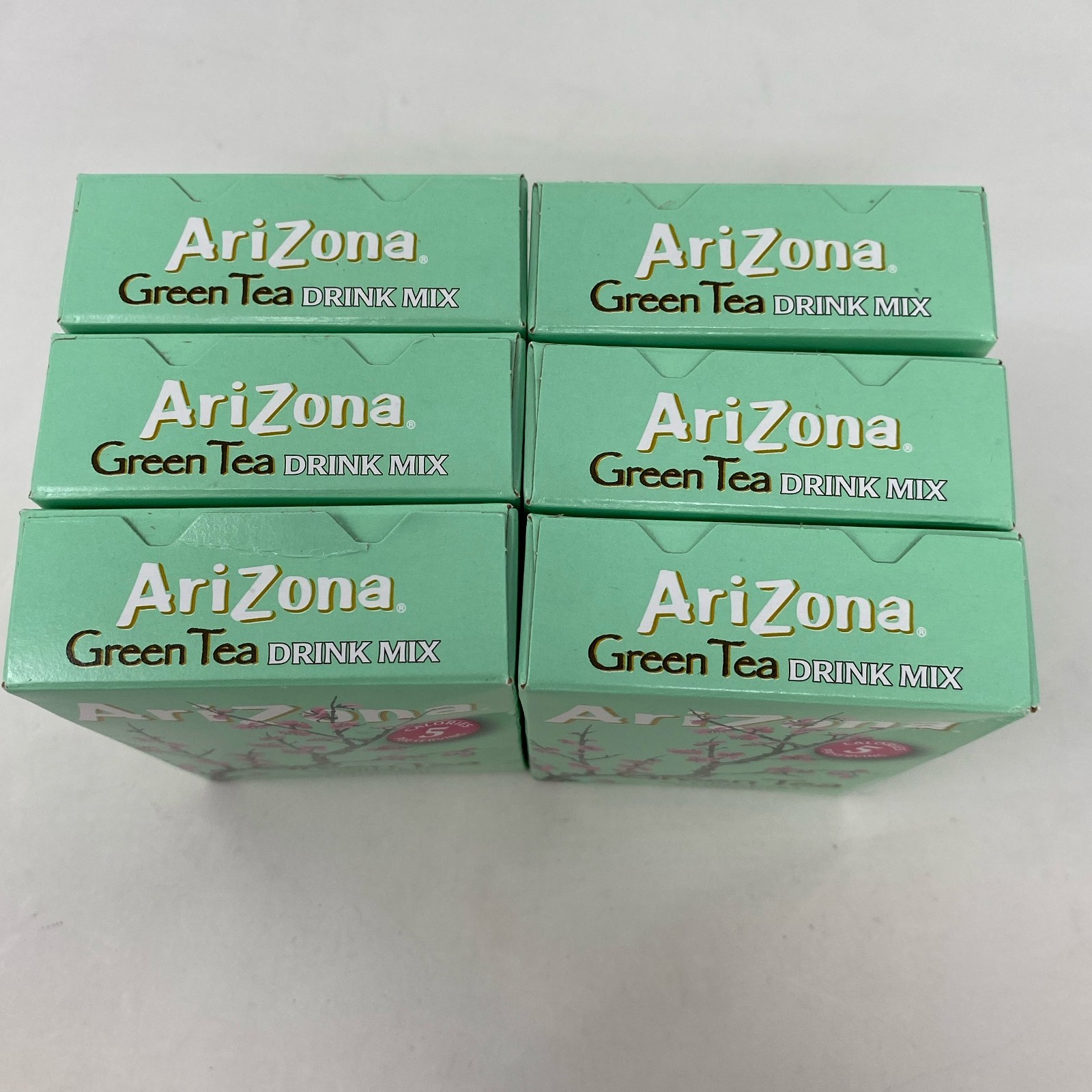 AriZona Green Tea Stix Sugar-Free 10ct x 6 Boxes, Mint Green