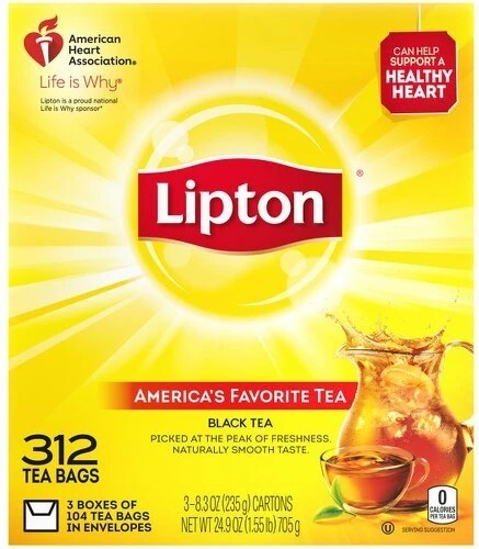 Lipton Tea, Black, 312 bags