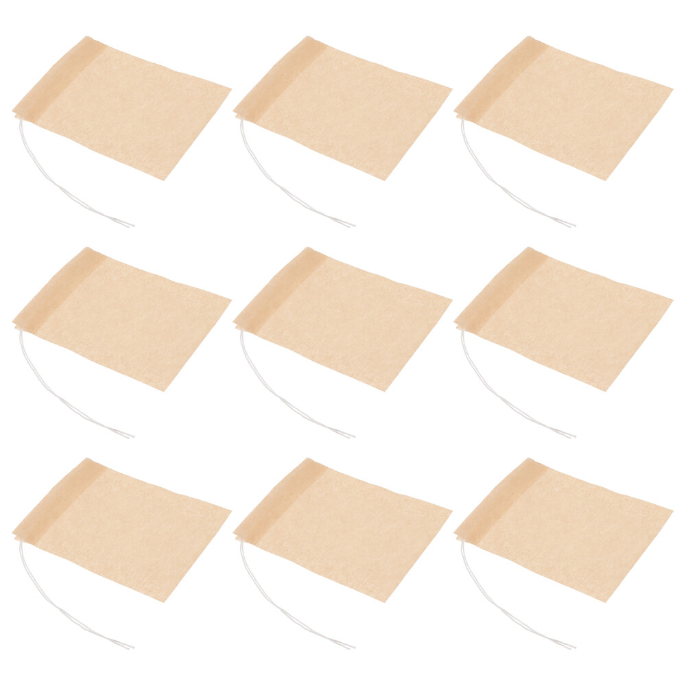 100PCS Drawstring Tea Bag Filter Paper Empty Tea Pouch Bags for Loose Leaf Tea