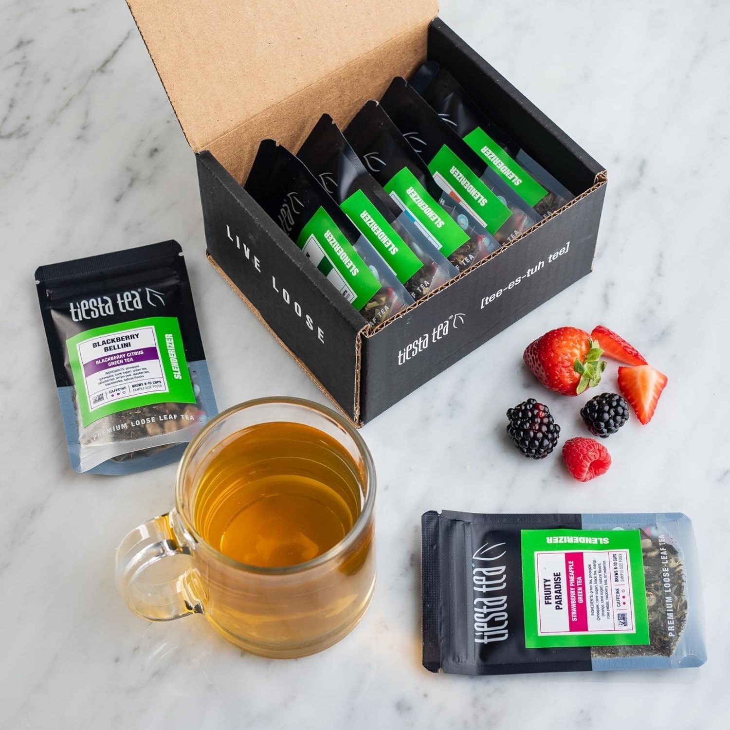 7 Green Teas Dry Flight Sampler, Mother’s Day Loose Leaf, Medium Caffeine Hot…
