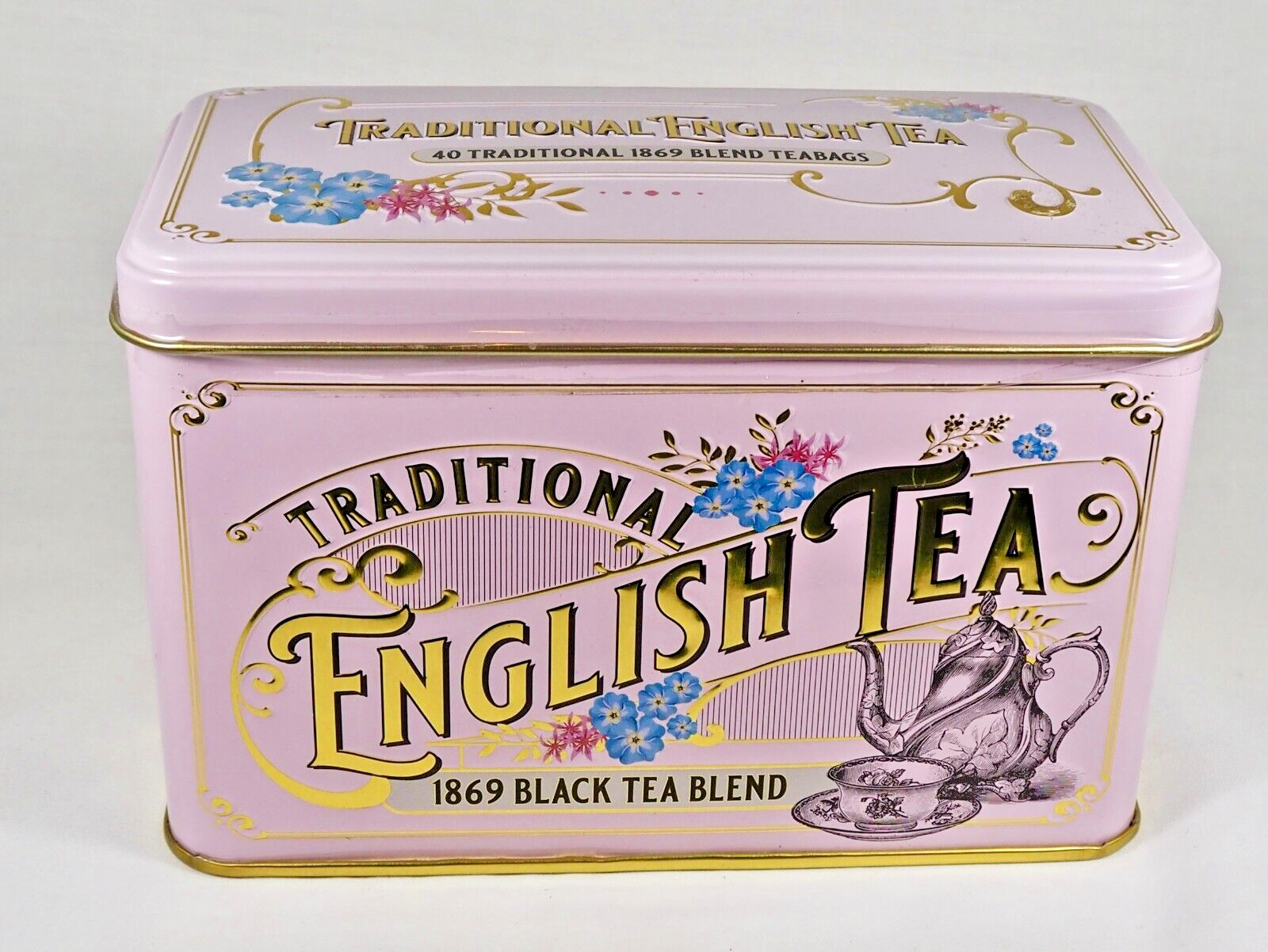 5.5″ x 3″ x 3.5″ Traditional English Black Tea Blend Canister