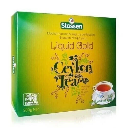 STASSEN Liquid Gold Tea 100 ETB 200G ( 2 PACKS )