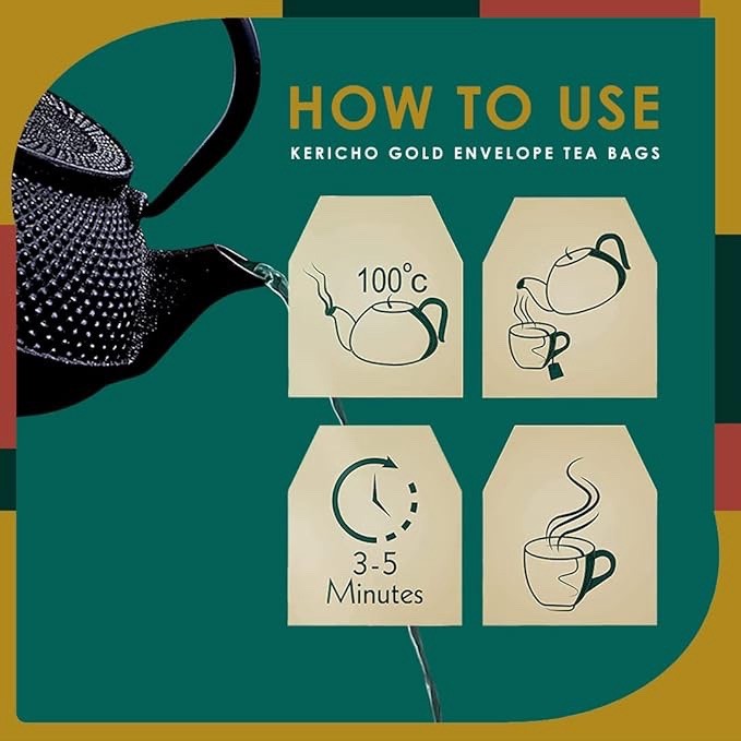 Kericho Gold Pure Kenya Tea – 100 Tea Bags