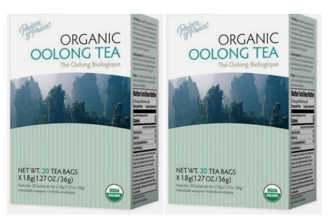 2 Pack – Prince Of Peace, Organic Oolong Tea, 20 Bags each EXP. 6/2027