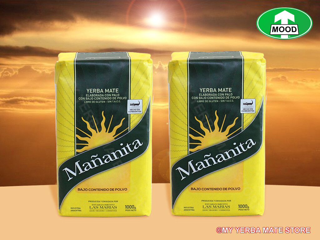 Yerba Mate – Taragui / Mañanita – 2 Kilos Variety Pack – FREE Shipping
