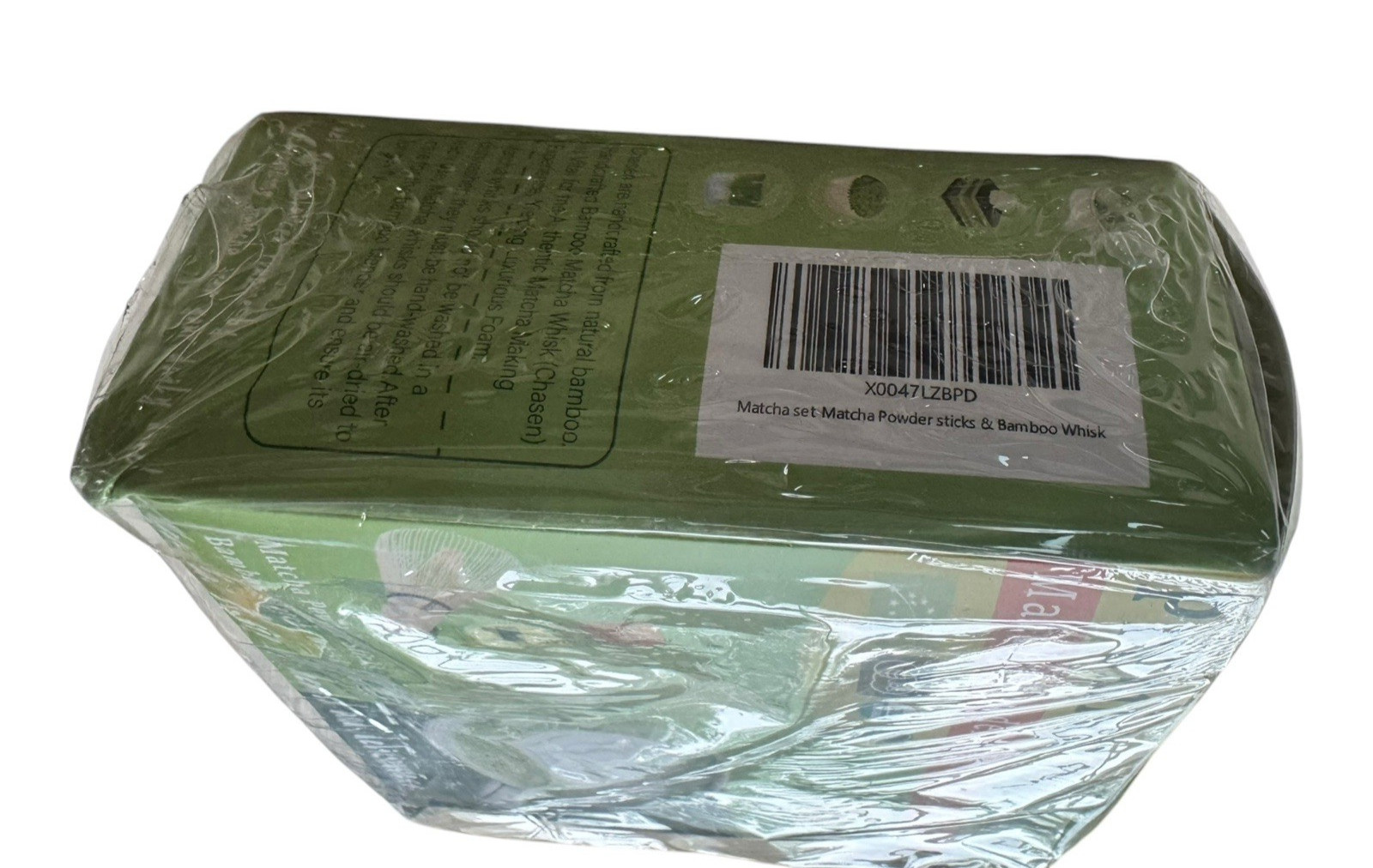 Organic Matcha Set – 30 Matcha Powder Sticks + Bamboo Matcha Whisk – Ex: 9/26
