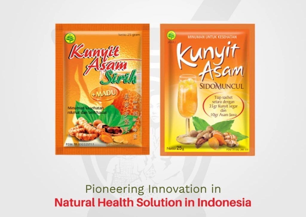 Sidomuncul, Indonesian Jamu Kunyit Asam Sirih, (25g x 5sachet) Box of 1