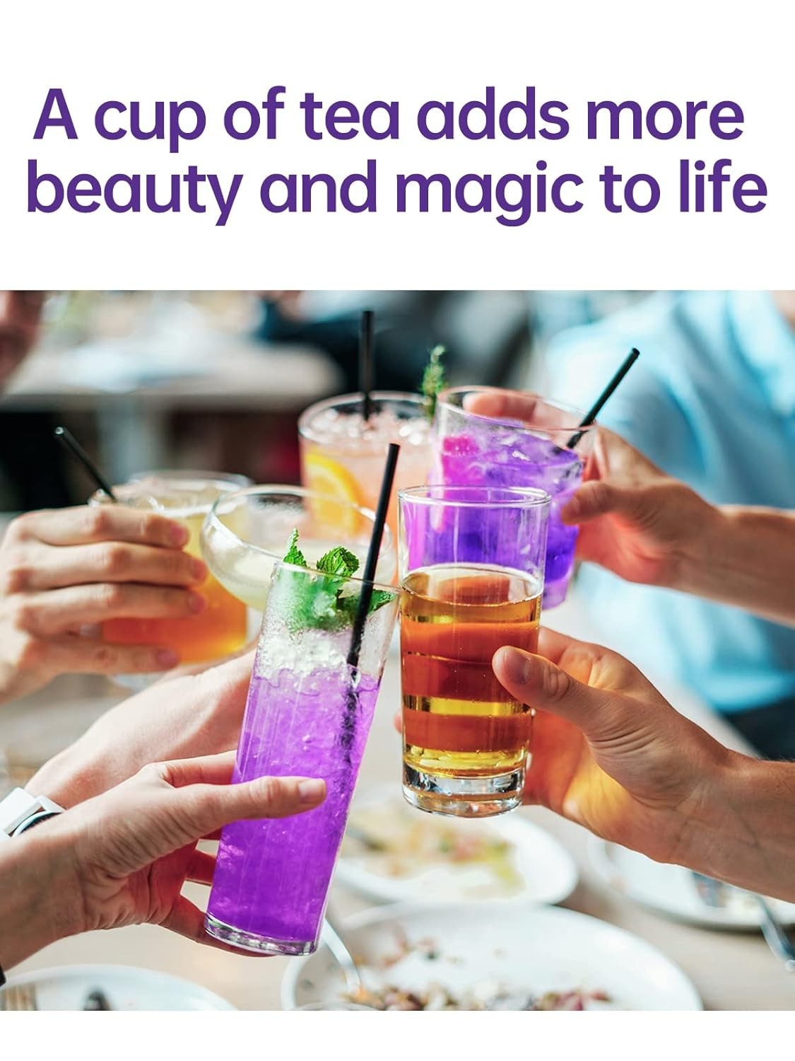 1.76 Oz Butterfly Pea Flower Tea – Natural & Versatile Food Colorant