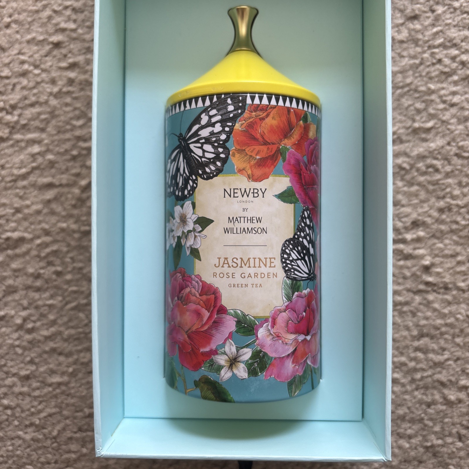 NEWBY x Matthew Williamson Jasmine Rose Garden Green Tea (75 g) NEW