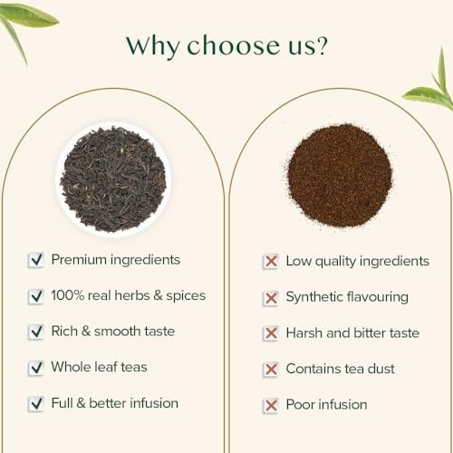 Assam Black Tea Leaves 340g | Strong Malty Flavor | High Caffeine, Non-GMO, Glut