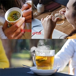 400pcs Tea Bags for Loose Leaf Tea Empty Tea Bags Loose Leaf, Disposable Round
