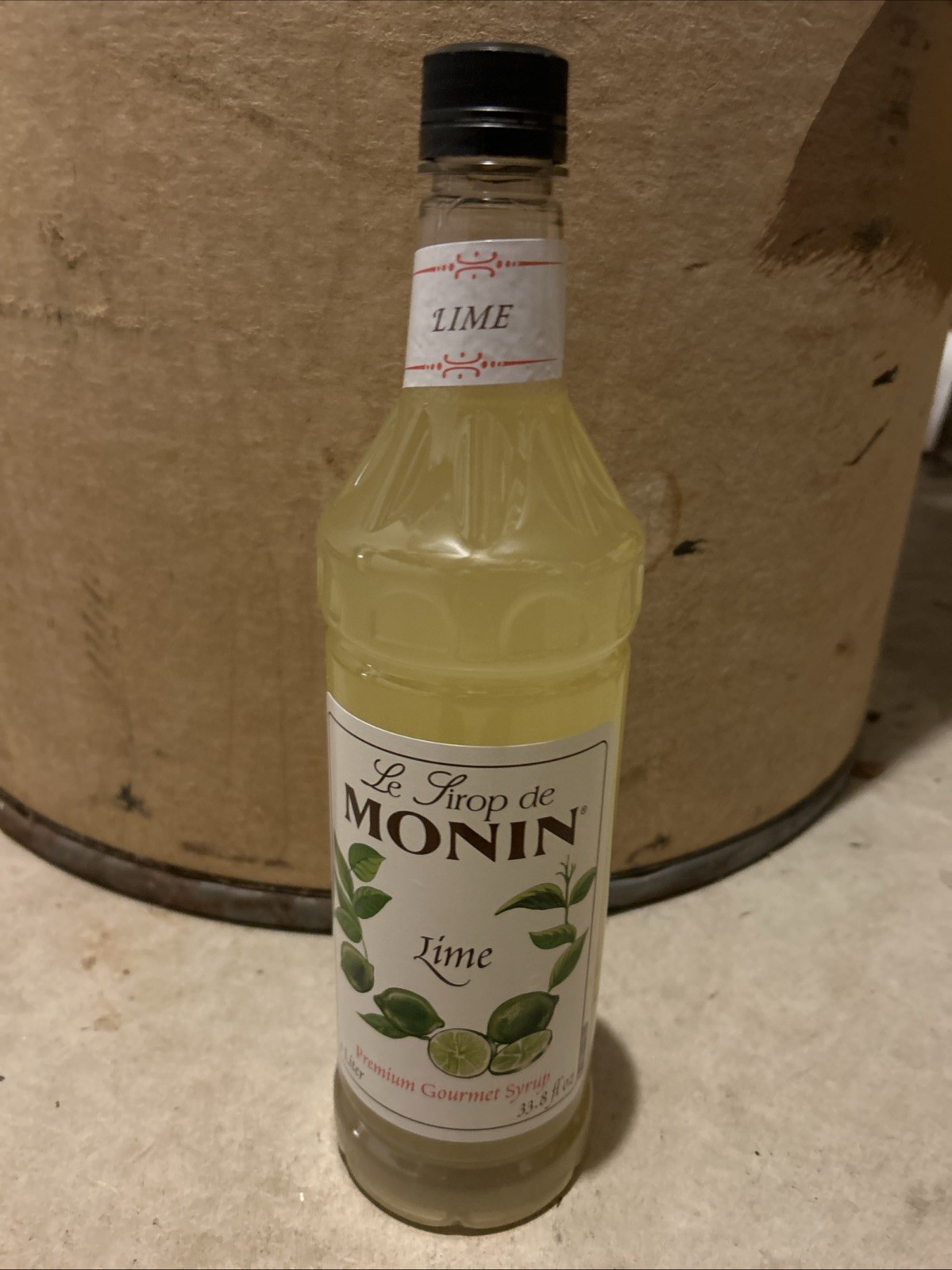 Monin Lime Syrup (750mL), H-Lime