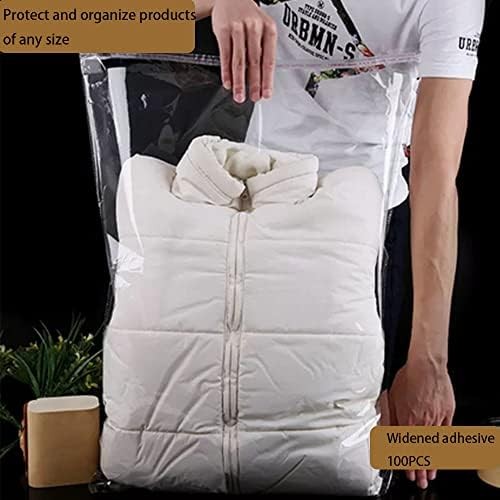 Keoferlo Self Adhesive Sealing Cellophane Bags 14 x 20-inch Large Packing Tshirt