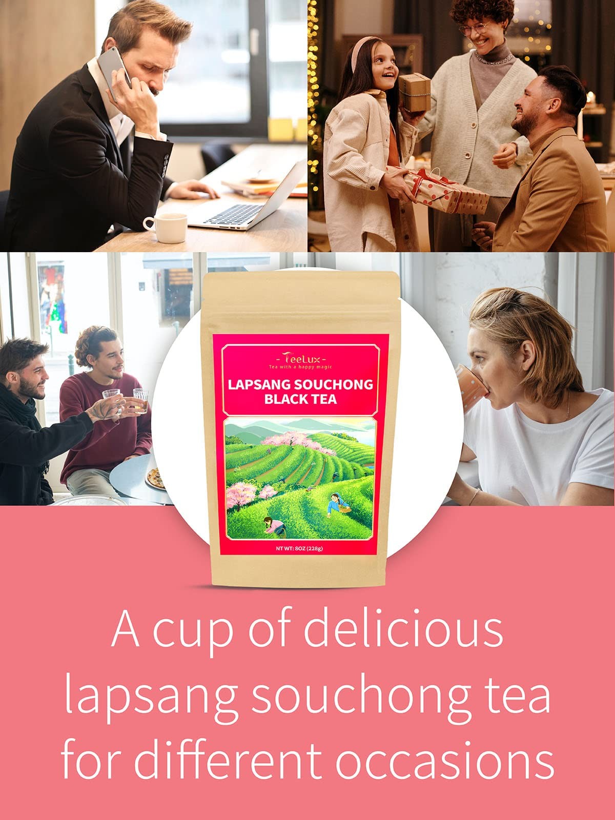 Lapsang Souchong Tea, Premium Black Tea Loose Leaf, Chinese Smoked Tea, Caffe…