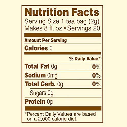 Celestial Seasonings Herbal Tea, Honey Vanilla Chamomile, 20 Count (Pack of 6)