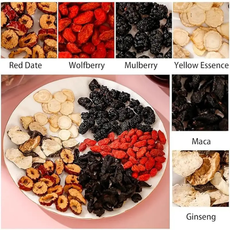 Men’s and Woman Tea Ginseng Tea Wolfberry Tea Mulberry Maca Tea