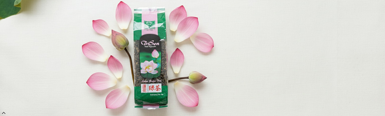 Phuc Long Tea Loose Leaf Lotus / Green / Jasmine Thai Nguyen Vietnamese 100G