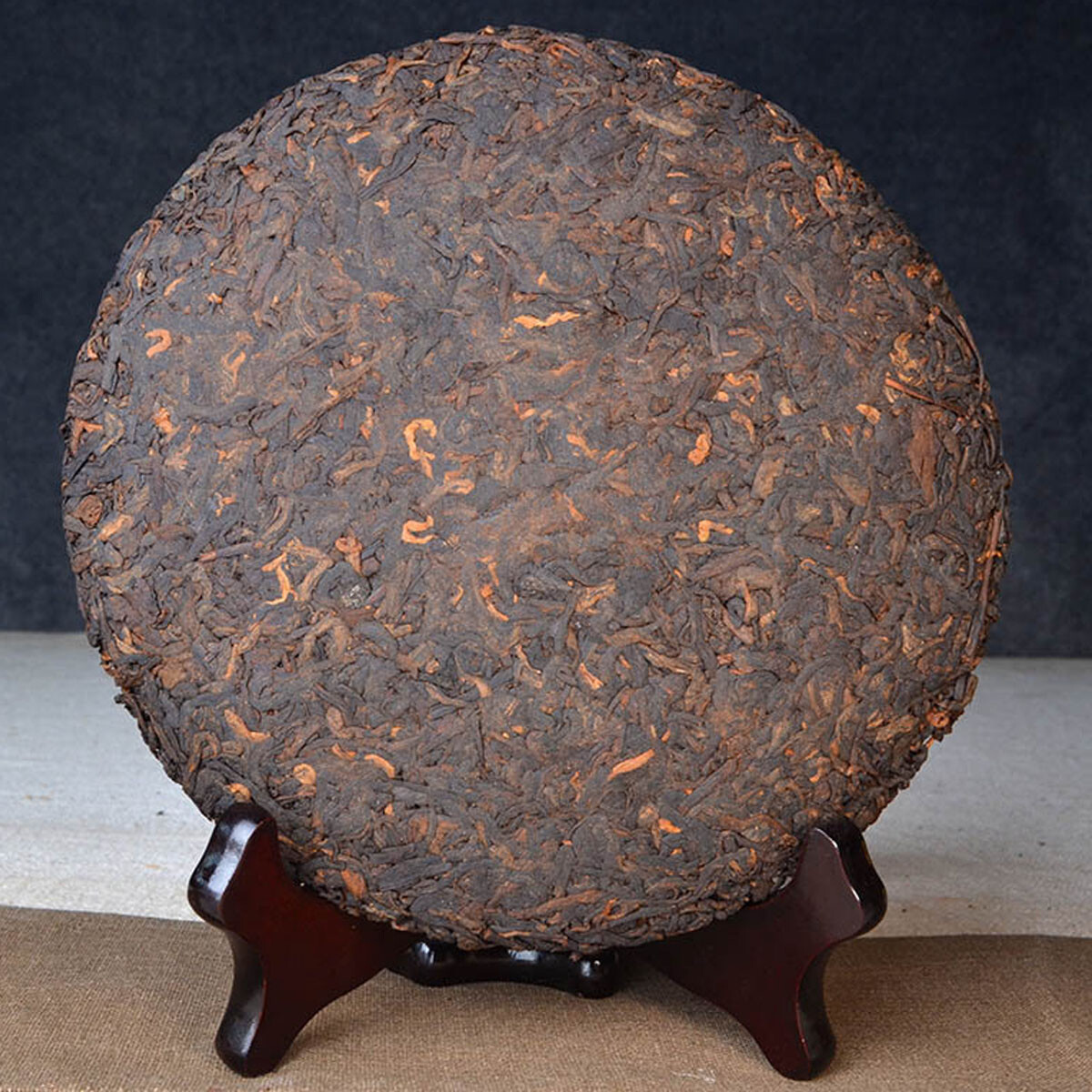 Ripe Puerh Tea Cake 357g Yunnan Menghai Ancient Tree Smooth Earthy Fermented Tea