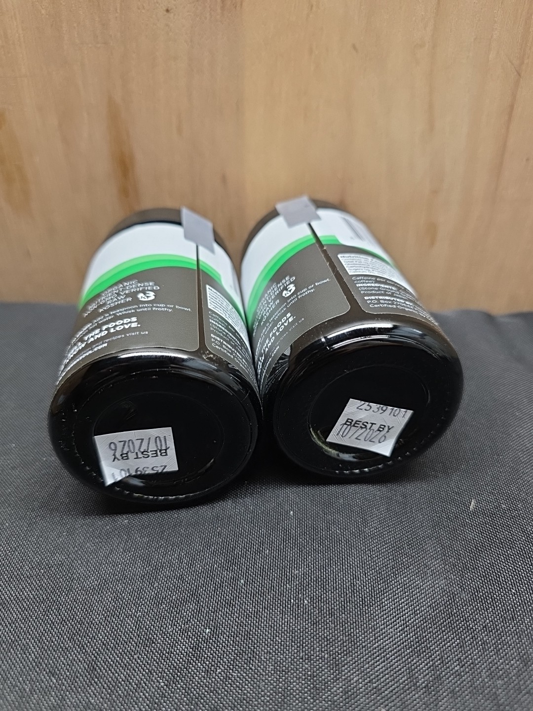 Terrasoul Superfoods Organic Matcha Green Tea Ceremonial Grade in Miron Glass x2