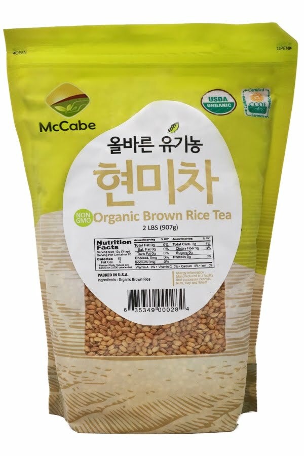MCCABE ORGANIC BROWN RICE TEA | A TOAST TO WELLNESS AND ORGANIC GOODNES 2lbs USA