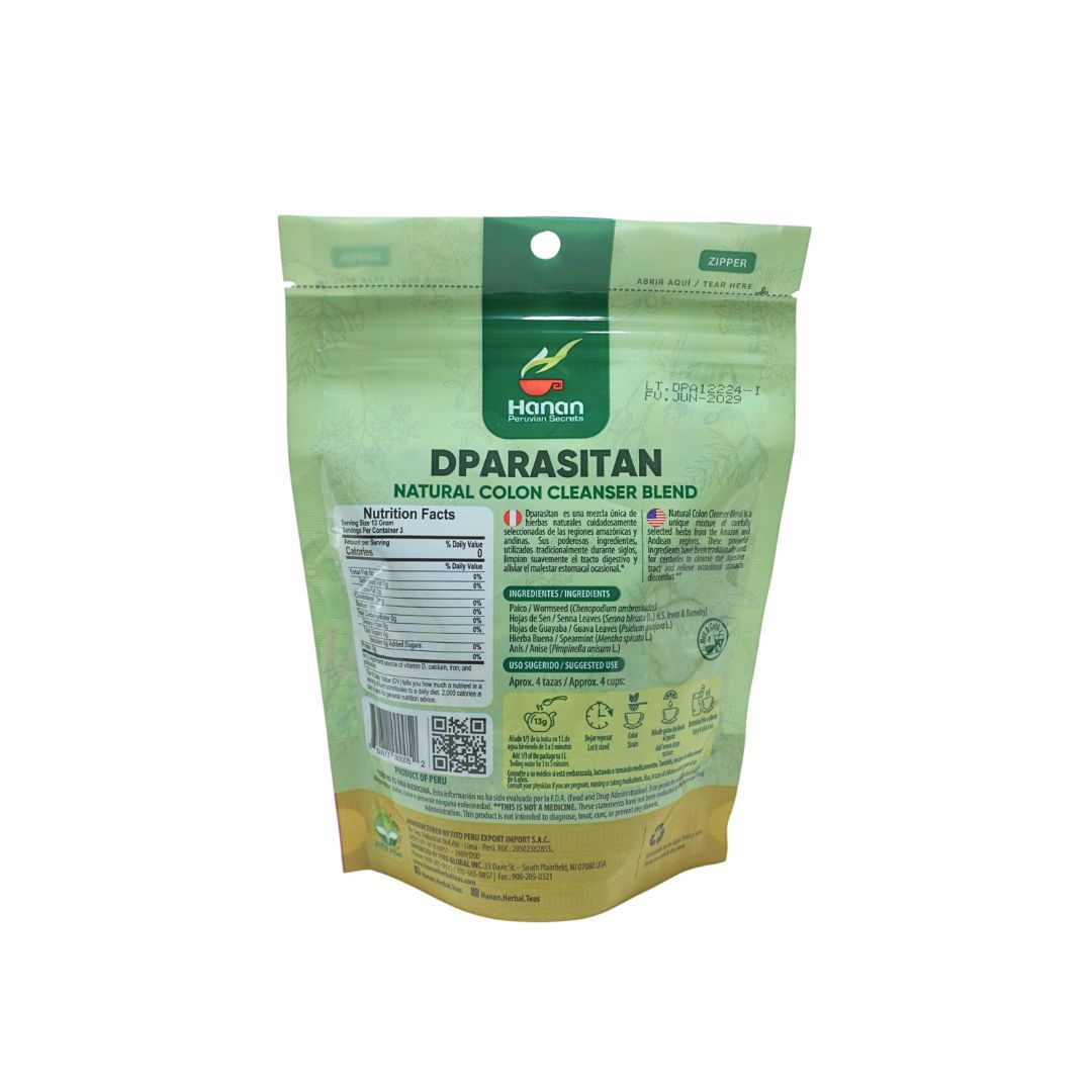 Hanan Peruvian Secrets Antiparasito | 100% Natural Antiparasite Blend | 1.41oz