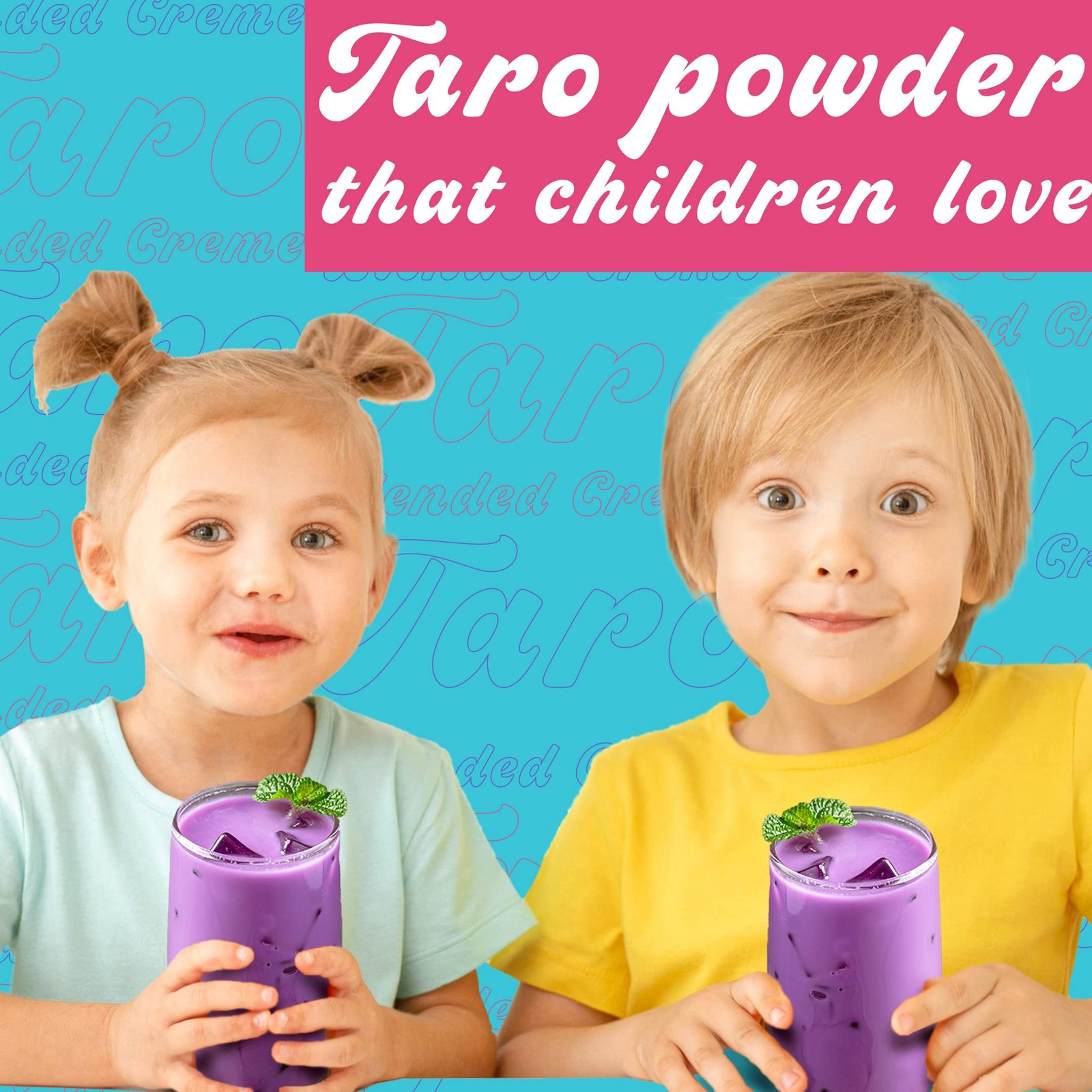 Taro milk tea powder [2.95 lbs] (45 servings) taro powder for bubble tea. Bul…