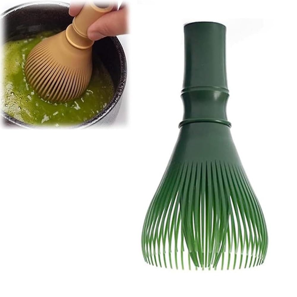 Matcha Whisk, PP Resin Stirrer, Traditional ONE SIZE, Green