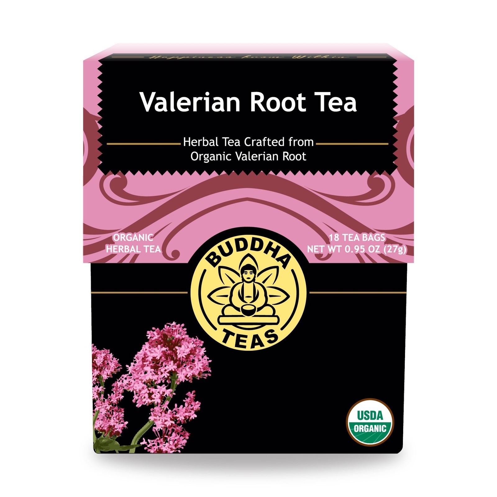 Organic Valerian Root Tea – OU , Organic, CCOF Organic, 18 Bleach-Tea Bags